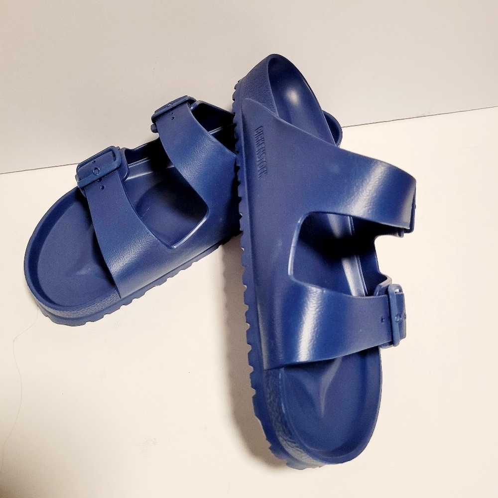 Birkenstock EVA Navy Sandals NWOT Unisex - Picture 3 of 4